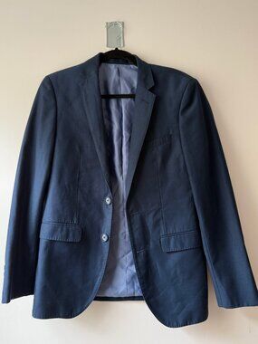 Alberto Cardinali Men's Navy Blazer Sport Coat 36R Classic Dress Jacket